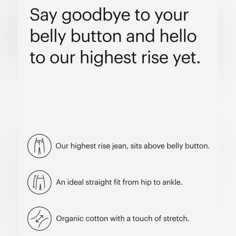 Everlane organic cotton highway jean size 25 regular - Picture 4 of 4